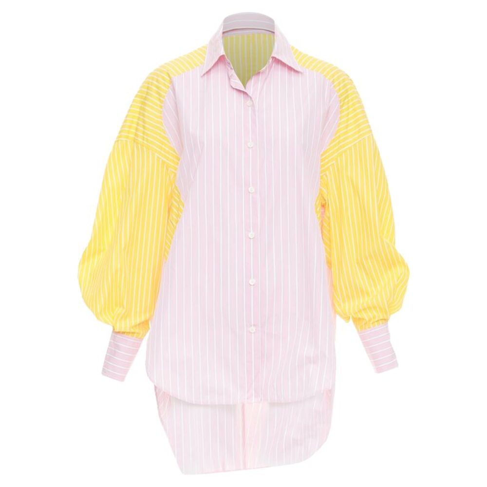 Celine Striped Button-Up Shirt
